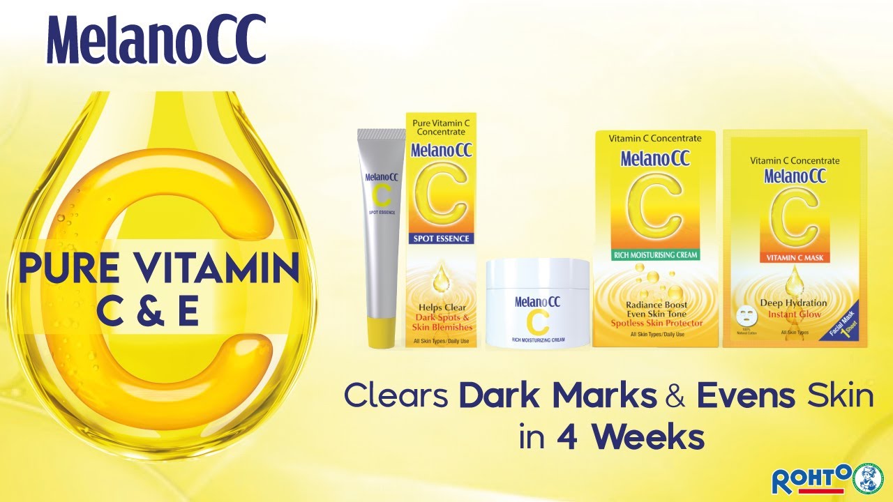 MELANO CC, PURE VITAMIN C & E - Clear Dark Marks & Evens Skin in 4 Weeks