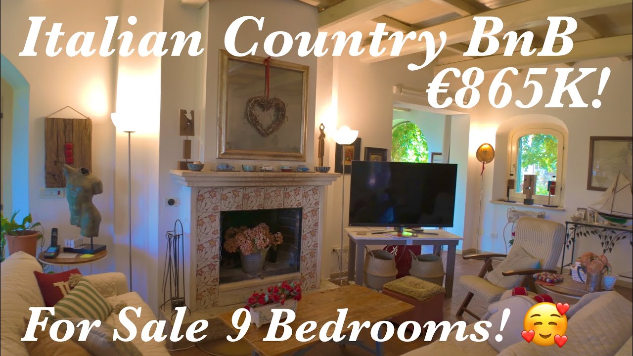 8000 Sq Ft Agriturismo in San Donato, Italy | 9 Beds, 11 Baths, Pool, Solar Power €865K!