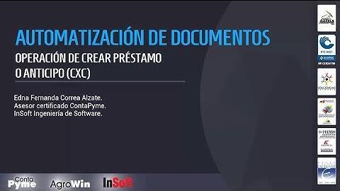 Software contable ContaPyme - Operación de crear préstamo o anticipo (CxC)