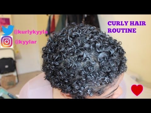 Curly Hair Routine For 3b 3c Hair Twa Defining My Curls Youtube