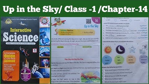 Up in the Sky /Class -1 /Chapter - 14 /Science Last  Chapter Questions Answers.