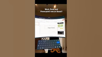 Word, PowerPoint & Excel is now in VR 😂 #quest3 #vr #mixedreality #meta #Microsoft #powerpoint