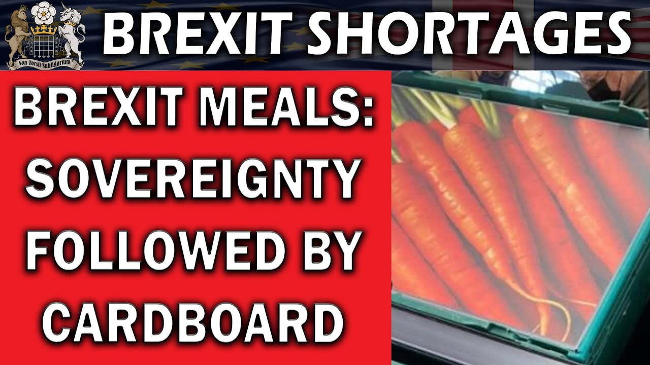 Brexit Shortages Replacing Food With Cardboard Copies YouTube