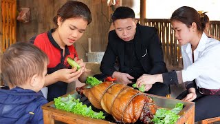 My Husband Cooked Grilled Chicken for Me and Our Son – After Harvesting Oranges for the Market