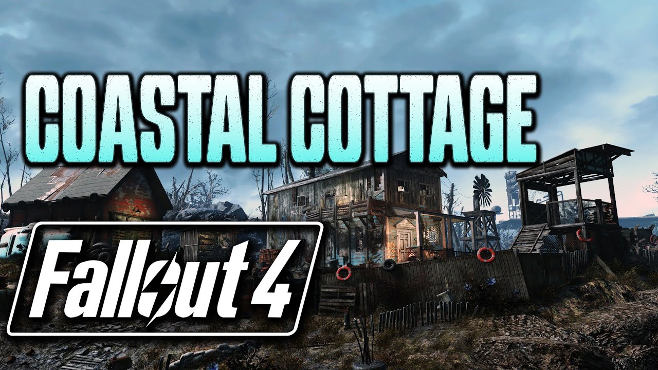 FALLOUT 4 COASTAL COTTAGE SETTLEMENT BUILD YouTube