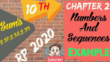 TN Samacheer 10 Maths New Syllabus | Numbers and Sequences | Example Sums 2.37,2.38,2.39
