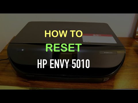 How to RESET hp envy 5010 All-in-one printer review ?