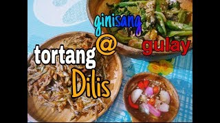 Tortang dilis at ginisang gulay for dinner || healthy dinner