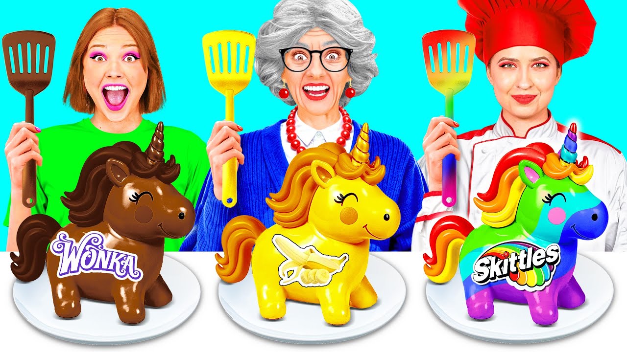 Sfida Di Cucina — Wednesday vs Nonna | Incredibili Ricette di Cucina Fun Fun Challenge
