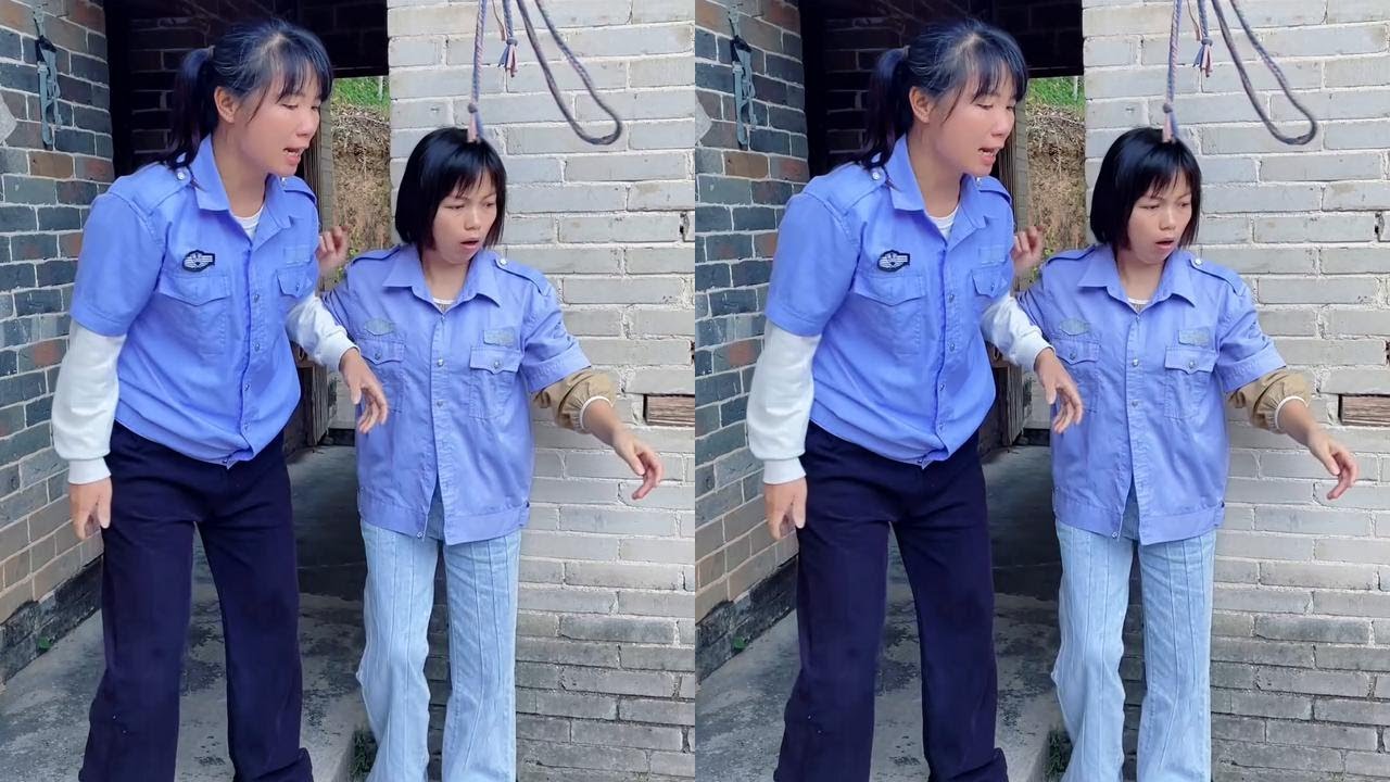 帅气女保安团结一致，以一敌十打倒一堆人贩子，场面太精彩！【小啊敏】