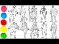 Draw 10 Legendary Superheroes in Minutes - Black Flash, Nightcrawler, Loki, Spider-Man & others