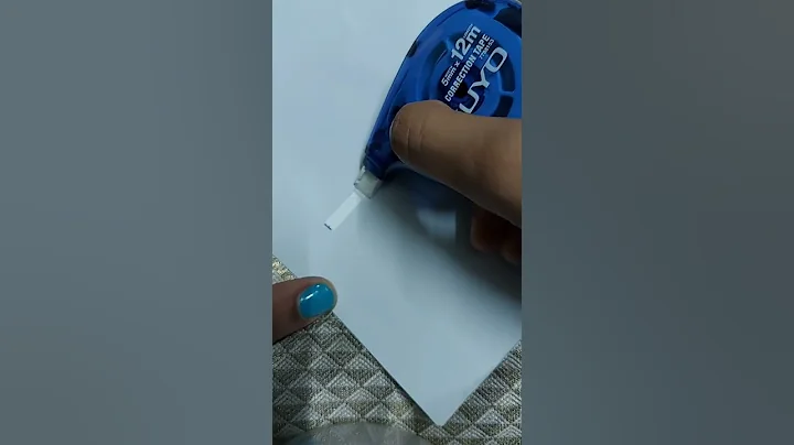 How to use Correction tape | Simple and easy to use correction tape | #shorts
