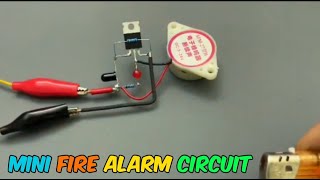 Mini Fire Alarm Circuit Diy Electronics Project