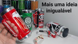 Como fazer uma Caneca artesanal da lata de 473ml