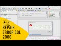 Windows bermasalah mengakibatkan SQL ERR0R 2000, ini solusi nya !!