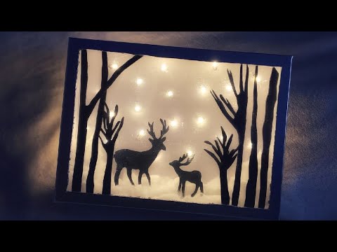 Colgar Entretener compilar CAJA DE LUZ EN 3D - DIY - light box 3D - Adornos navidad - christmas deco -  YouTube