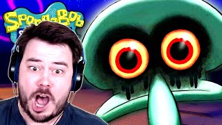 DON&#39;T GO TO TENTACLE ACRES AT NIGHT... | Nightmare in Squidville (SpongeBob Horror Game)