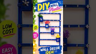 ✨ Best Out of Waste Wall Planter Decor 🌿 | Easy DIY Wall Hanging Idea #diy #craft #homedecor #wall