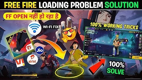 Free Fire Loading Problem🤯 | Free Fire Not Open Today Problem | free fire login problem