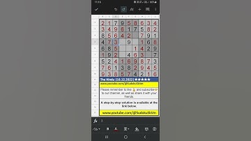 #Shorts The Hindu Sudoku 5-Star Solution | 16.12.2022 | Difficulty Level ★★★★★