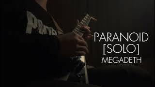 Paranoid - Megadeth (Solo Guitar Cover)