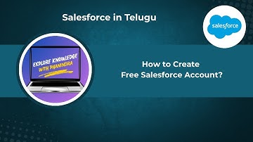 How To Create Salesforce Account In Telugu - Salesforce In Telugu | Salesforce Administrator | Free