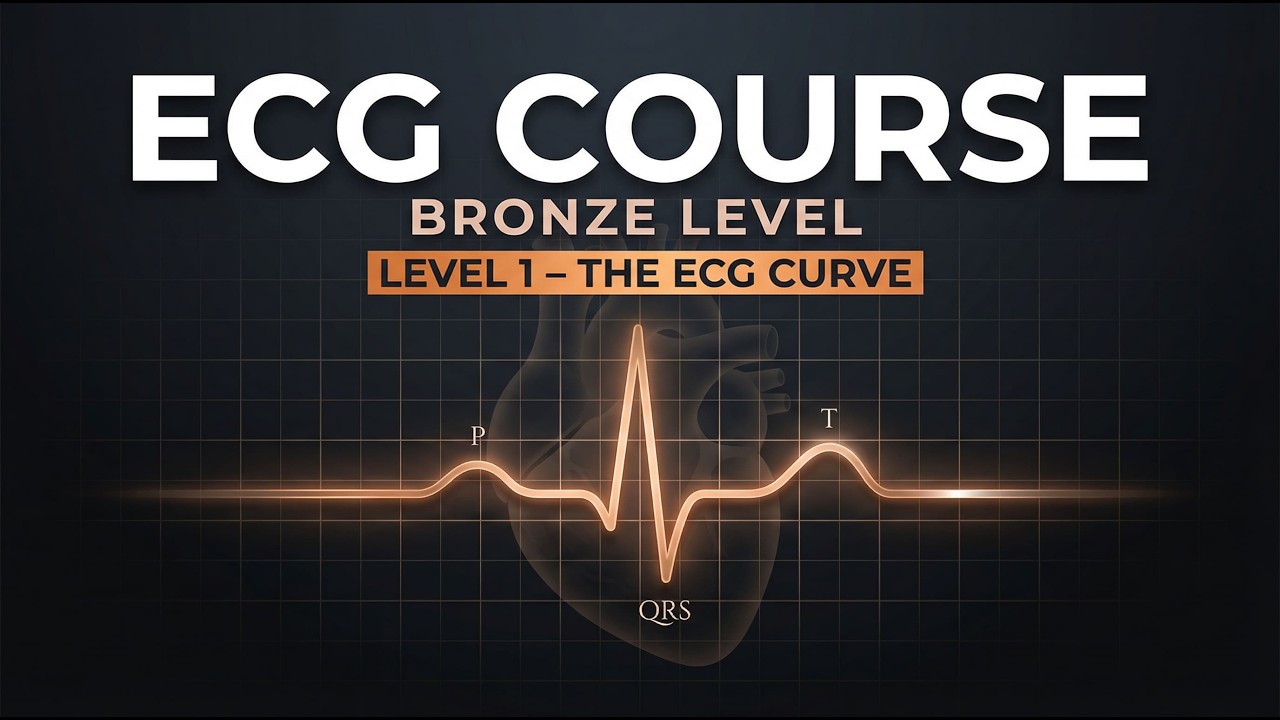 ECG Course – Bronze Level 1 | The ECG Curve (Understand ECG From Zero)
