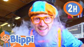 Blippi Visits Science Museums Around the USA! | 2 HOURS OF BLIPPI SCIENCE VIDEOS!