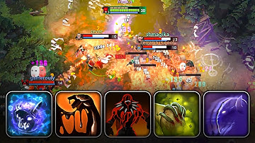 FUNNY BROKEN COMBO INVI + ROT + STICKY NAPALM | Ability Draft