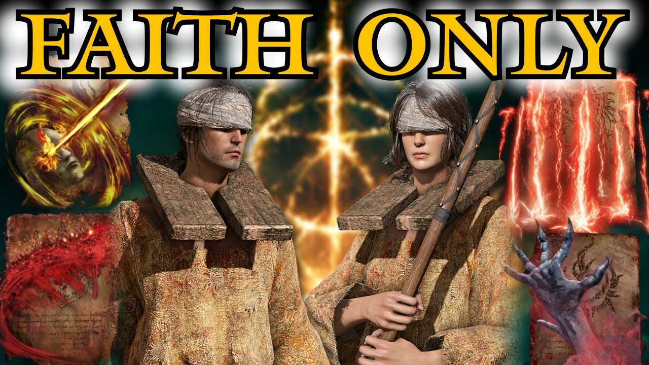 🔴 Elden Ring Challenge Run Beating Elden Ring Only Leveling Faith