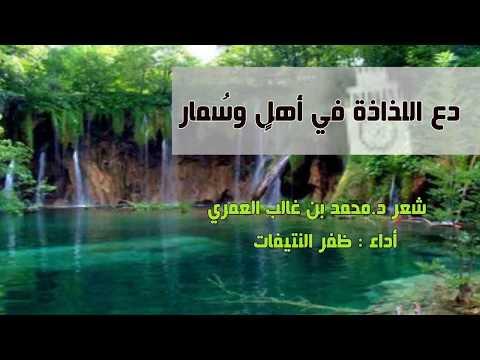 دع اللذاذة في أهل وس مار كلمات الشيخ د محمد بن غالب العمري أداء ظفر النتيفات