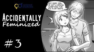 Accidentally Feminized Part 3 | Crossdresser | M2F | Genderswap | Genderbender | TGTF | TG Comic