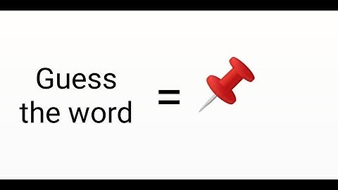 Guess the word and get pinned 📌