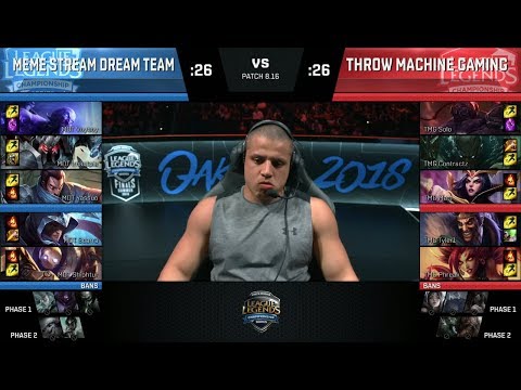 Meme Stream Dream Team vs Throw Machine Gaming | Streamer Show Match at S8 NA LCS 2018 Summer Finals