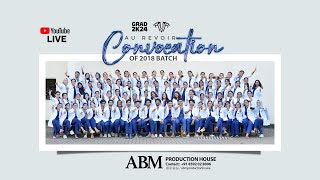 GRAD 2K24 - AU REVOIR || CONVOCATION OF 2018 BATCH || 19/10/2024 SATURDAY 1:30 PM