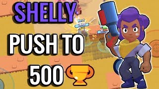 Shelly Push To 500 Trophies In Sapphire Plains Brawl Stars Youtube - 500 re jd шели brawl stars