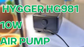 New Hygger Air Pump - Hg981 10W