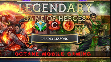 Legendary game of heroes - Deadly Lessons Possible Deck Combos