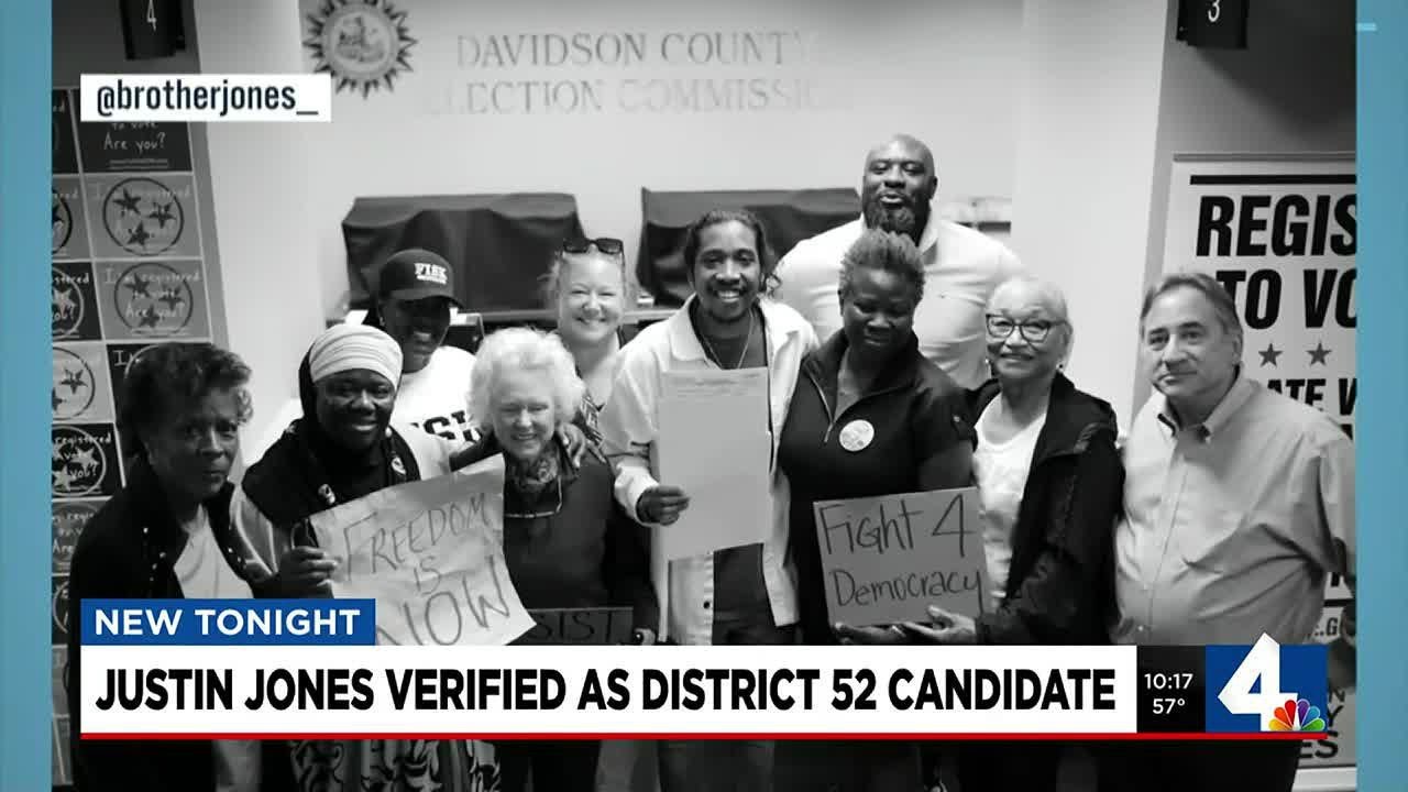 Justin Jones verified as District 52 candidate