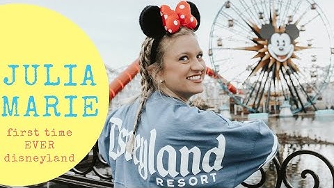 first time EVER - disneyland || day 1! dcp spring 2019