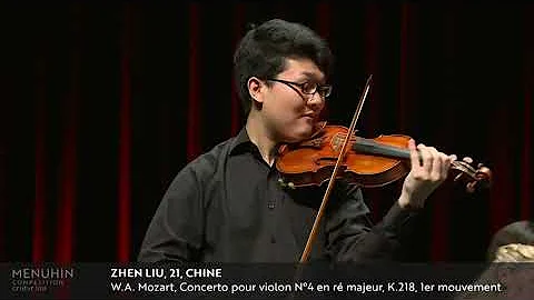 Zhen Liu performs Mozart's Violin Concerto No. 4, ...