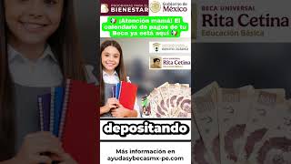 Las Becas Rita Cetina y Benito Juárez, con depósitos activos en Junio, Ponte Trucha
