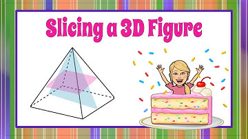Slicing a 3D Figure | 7.G.A.3 💚💙