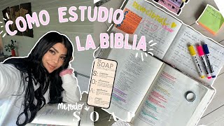 COMO estudio La Biblia *método*  SOAP   forma sencilla te explico como hacerlo!