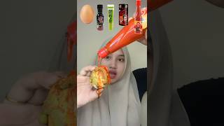 Telor Utuh + Wasabi,Boncabe Lv 50, Saos Samyang di telan Hidup-hidup ⁉️🌶️🔥😱🤯