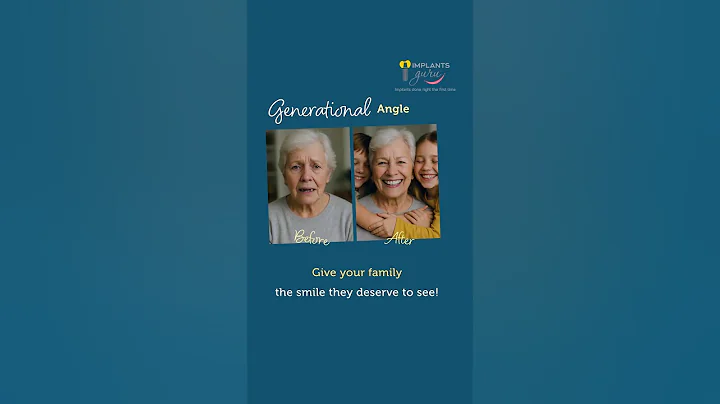 Generational #Smile Transformation  😁✨ | Love Passed Through Smiles 🌟 #dentalimplants