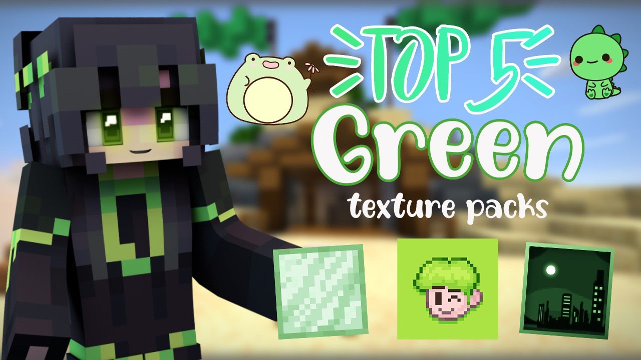 Top 5 Green Texture Packs for PVP (Minecraft) YouTube