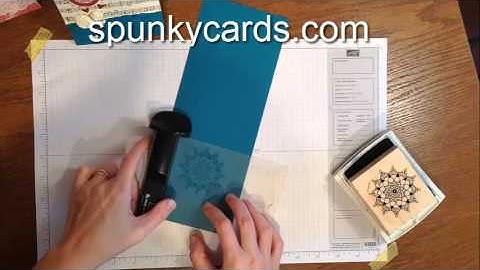 how to create stamped backgrounds January 2014 free card tutorial