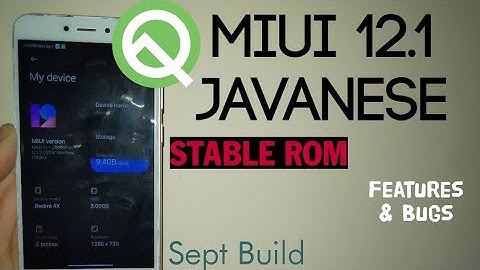 Redmi 4/4X- MIUI 12.1 Javanese Stable ANDROID 10 | Full Review Features, BUGS | MIUI 12 SANTONI ROMS