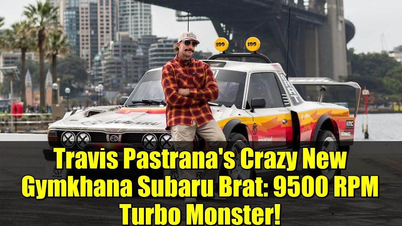 Travis Pastrana's Crazy New Gymkhana Subaru Brat: 9500 RPM Turbo Monster!